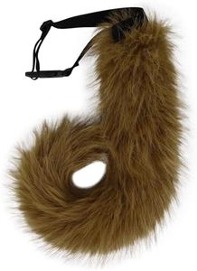 HAOAN Adults 26 Inch Wolf Tail Soft Long Fur Cat Fox Costume Tail for Halloween Party Costume