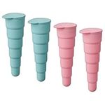 IKEA UPPFYLLD ice lolly maker, 16 cm, pop-up turquoise/pink