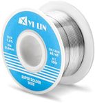 YI LIN 60/40 Solder Tin Lead Rosin Core Solder Wire For Electrical Soldering (0.6mm/50g)