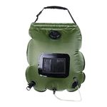 Loom Tree 20L Portable Solar Heated Shower Water Bathing Bag Outdoor Camping Hiking