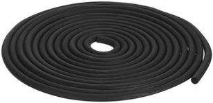 uxcell Foam Rubber Weather Seal Strip, 6.35mm(1/4") Diameter 10 Meters (32.81Ft) Long Round EPDM Rubber for DIY Gasket, Warehouse, Pads, Foam Tubing, Crafts