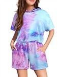 Arshiner Girls 2 Pieces Tie Dye Out