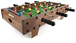 Toyrific Power Play | Table Top Football Game, Wooden Outdoor Indoor Game for Kids and Adults, Large 27Inch