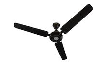 TAARA Superstar 1200mm BLDC 5 star rated Fan Lowers your electric bill, Remote Control, Aluminium (rust free) body and blades, Styrofoam free packaging CHARCOAL (Metallic Black)