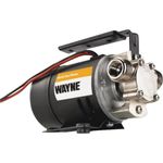 WAYNE PC1 Portable 12V Battery-Powered Water Transfer Pump With Suction Hose And Attachment