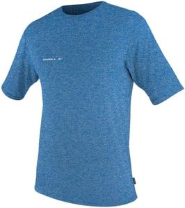 O'Neill Men's Hybrid UPF 50+ Short Sleeve Sun Shirt, Blue,Large