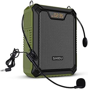 Portable Voice Amplifier with Headset Microphone Wired 25W 4400mAh Waterproof Bluetooth Voice Speaker Rechargeable Pa Speaker System Loudspeaker for Outdoors, Teachers, Tour Guides, Instructors etc M900