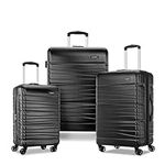 Samsonite Evolve Se Hardside Expandable Luggage with Double Spinner Wheels, Bass Black, 2-Piece Set (20/28), Evolve Se Hardside Expandable Luggage with Double Spinner Wheels