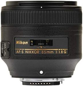 Nikon AF S NIKKOR 85mm f/1.8G Fixed Lens with Auto Focus for Nikon DSLR Cameras