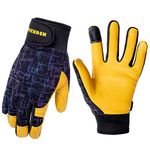 Kids Microfiber Work Gloves, Anti-Fingerprint, Heavy Duty, Protective, Large