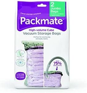 Pack-Mate Jumbo Volume Vacuum Bags, Pack of 2, 90 x 110 x 44cm