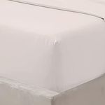 Fitted Sheet 30 cm 12 Inch Deep Pocket - Non Iron Easy Care Soft Brushed Microfibre Fabric Shrinkage and Fade Resistant, 4ft Small Double - Silver