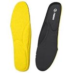 riemot Memory Foam Shoe Insoles for Men and Women,Comfort Inner Insoles for Sports Trainers,Work Boots,Hiking Boots,Running Shoes Cushioned Inserts Black Size 10UK