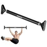 PROIRON Door Pull Up Bar Doorway Frame Chin Up Bar from 72-97 cm (28.3in-38.2in) Home Gym Upper Body Workout Fitness Equipment, Exercise Hanging Bar Portable, Non-slip Secure Grip, 200 KG, No Screws