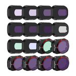 Freewell 16Pack Mega ND, ND/PL, CPL, UV, Snow Mist 1/4, Light Pollution Filters Compatible with Mini 4 Pro