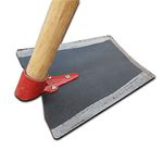 TAD Solid Tempered Iron Spade (Kassi, Hoe, Shovel) - Durable 7" x 10" Heavy-Duty Tool for Gardening, Landscaping, and Agricultural Use - Perfect for Digging, Weeding, and Tilling