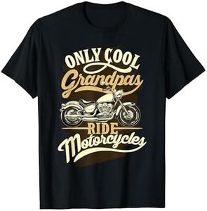 Only Grandpas Ride Motorcycles per le moto dei nonni Maglietta