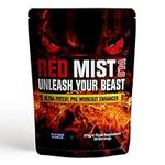 Boditronics RED Mist V4 375g Pre Workout Supplement with Citrulline Malate, Beta Alanine, Taurine, L-Arginine AKG, Creatine HCl, L-Tyrosine, Caffeine and Pine Bark Extract |Pre-Workout Powder