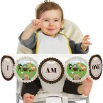 Woodland Creatures - First Birthday High Chair Banner