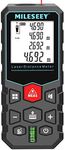 Mileseey Laser Measure 131Ft Digital Distance Meter with Mute Function Measuring Device with Pythagorean Mode, Measure Distance, Area and Volume S6