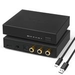 SMSL PS200 ES9039Q2M Multifunctional DAC, 4*Dual OP, XMOS XU316 USB DAC, PCM32Bit/768kHz DSD512, MQA/MQA-CD DAC, USB/Optical/Coaxial/Bluetooth 5.0 to RCA DAC, Support PS5, Digital-Analog Converter