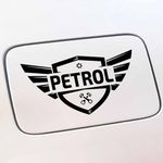 Claw cuts - Petrol Car Sticker for Car Fuel Tank Lid Styling, Reflective and Water/Dust Proof Sticker, Easy to Stick Vinyl Sticker/Sign, Black (Size: 6 cm x 11 cm)