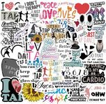 50PCS Tap Dance Stickers,Water Bottles Laptop Car Decal - Perfect Tap Dance Lovers Gifts for Girls and Teenagers