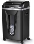 Wingwise 15-Sheet Paper Shredder with 58dB Quiet Operation, P4 Cross-Cut Security for Home Office, 15-Minute Run Time & 5.8-Gallon Bin – Shreds Credit Cards & CDs