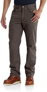 Carhartt Men's Rugged Flex Rigby Five Pocket Pant, Dark Coffee, 44W X 30L