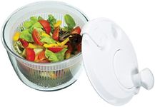 KitchenCraft Mini Salad Spinner / Dresser, Small Multi-Use Salad Washer, 19cm (7.5")