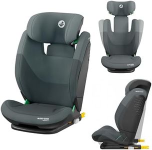 Maxi-Cosi RodiFix S i-Size, High Back Booster Seat, 3.5-12 Years (100-150 cm), Child Car Seat, 3 Recline Positions, Adjustable Height/Width, G-Cell Side Impact Protection, AirProtect, Tonal Graphite