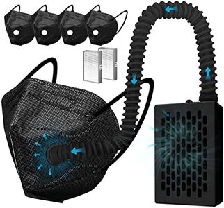 Gotenbi Smooth Breathing,Electric Air-Powered KN95 Mask with Replaceable Filters, Includes 2 Filter,Reusable Respirator Face Mask for Dust Work,Sleeping Outdoor Sports Housework