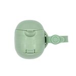 Ubbi On-the-Go Soother Pod, Dummy Holder, Keeps Baby's Binkies Clean and Accessible, Portable for Travel, Diaper Bag Accessory Must Have for Newborns, Sage Green