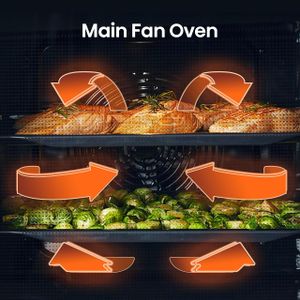 Hisense 77L Electric Oven – Black