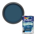 Dulux 5569243 Simply Refresh Feature Wall Matt Emulsion Paint - Indigo Shade - 1.25L