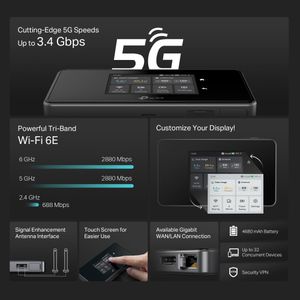 TP-Link 5G Mobile Router – High-Speed Portable WiFi Hotspot