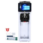Uargd Commercial Ice Cream Machine, 10.6 QT/H Output, 1000W Single Flavor Countertop Soft Serve Maker, 4L Hopper and 1.6L Cylinder, Touch Screen with Auto Clean and Pre-cooling Features