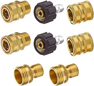 Fachmann Pressure Washer Adapter Set, Quick Disconnect Kit, M22 Swivel to 3/8'' Quick Connect, 3/4" to Quick Release