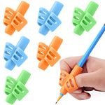 Pencil Grips - JuneLsy Pencil Grips for Kids Handwriting Pencil Grip Posture Correction Training Writing AIDS for Kids Toddler Preschoolers Students Children Special Needs (6PACK)
