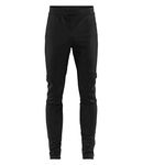 Craft Glide Men's Sports Trousers, Men, Sports Trousers, 1906492-999000-6, Black, L