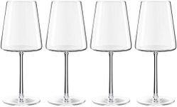 Stölzle Lausitz Power Red Wine Glasses 517ml, Set of 4, Dishwasher-Safe, Lead-Free Crystal Glass, Elegant and Shatter-Resistant