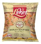 Leket Barley Soup Mix 400g - Hearty Blend of Pearl Barley, Haricot Beans, Green & Yellow Split Peas, and Red Lentils for Delicious Homemade Soups