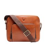 Hidesign Barcelona 01 Men's Messenger Bag - Tan