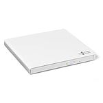 Hitachi-LG GP57 External DVD Drive, Slim Portable DVD Player/Writer for Laptop/Desktop PC, USB 2.0, Windows and Mac OS Compatible, 8x Read/Write Speed - White