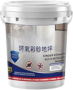 Epoxy Flooring Paint,Waterproof Sand Garage Floor Paint - Coat Stain-Resistant Quick-Drying Painting for Outdoor Concrete Basements Indoor Construction Garages