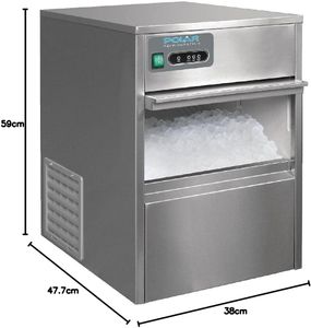Polar G-Series Countertop Ice Machine – Compact Stainless Steel