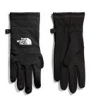 THE NORTH FACE Women's Etip Indi Glove | Touchscreen Compatible, Water Repellent, Moisture Wicking, Soft Tricot Lining, TNF Black Heather, X-Large