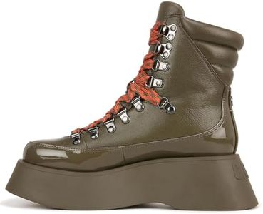 Circus NY Women's Gail Combat Boot, Dark Moss, 7.5