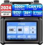 XTOOL D7S Car Diagnostic Tool, 2024 Upgrade of XTOOL D7, 3-Year Update, Active Tests/Bidirectional OBD2 Scanner with ECU Coding, 36+Resets, CAN FD&DoIP, Crankshaft Relearn, All Systems Diagnosis