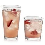 Libbey Flare 16-Piece Tumbler and Rocks Glass Set